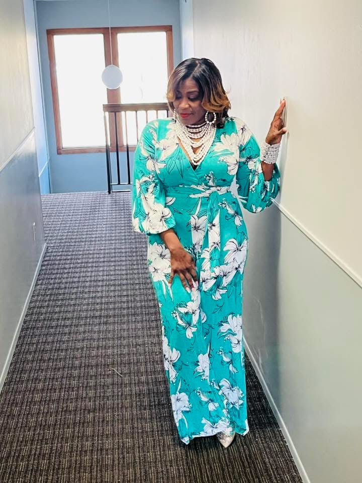 Flowered Jumpsuit