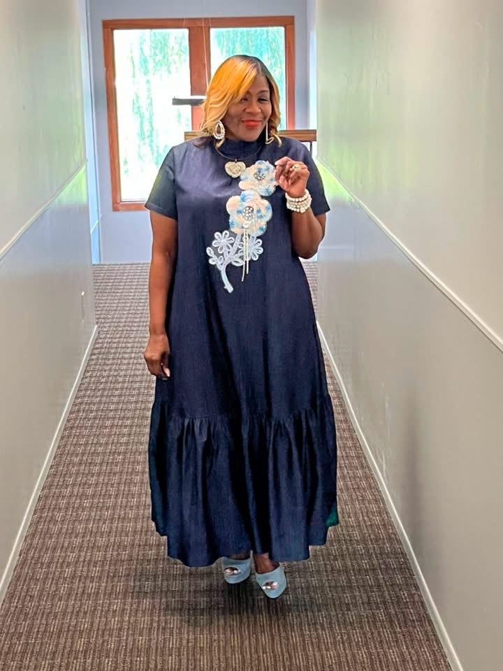 Jazzy Denim Dress