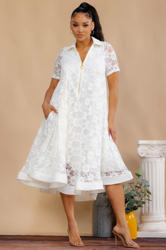 Simply Eloquent White Dress