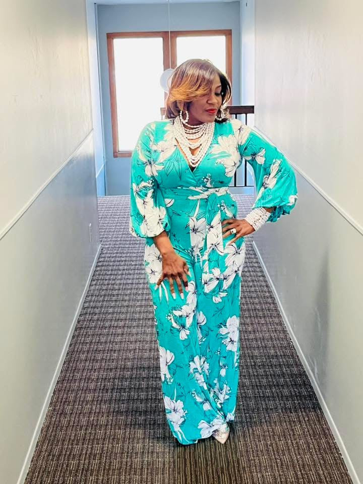 Flowered Jumpsuit