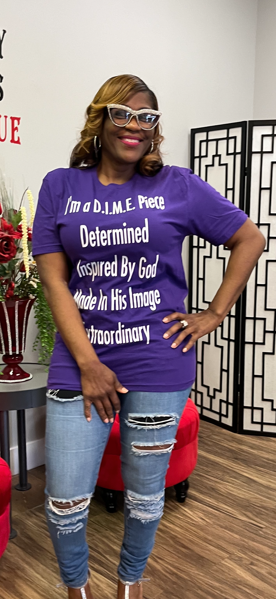 Purple D.I.M.E. Piece Tshirt