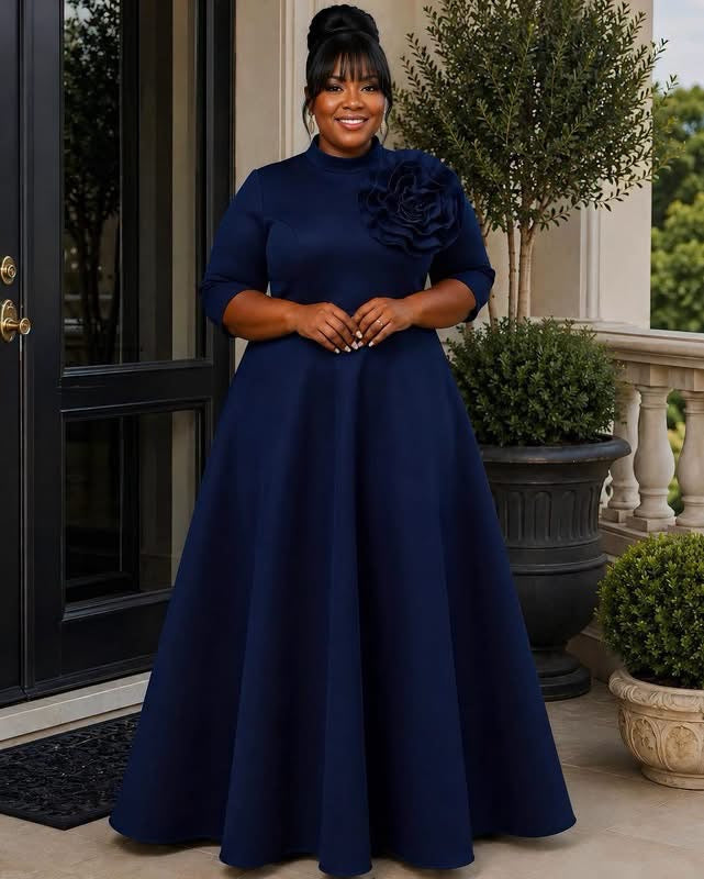 Navy Dynasty Dress