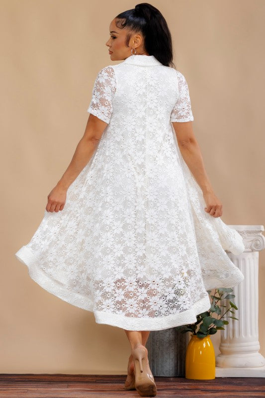 Simply Eloquent White Dress