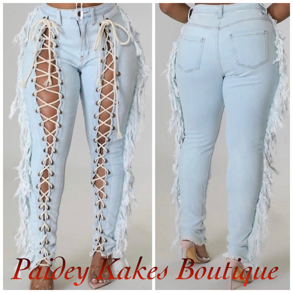 Light Laces Jeans