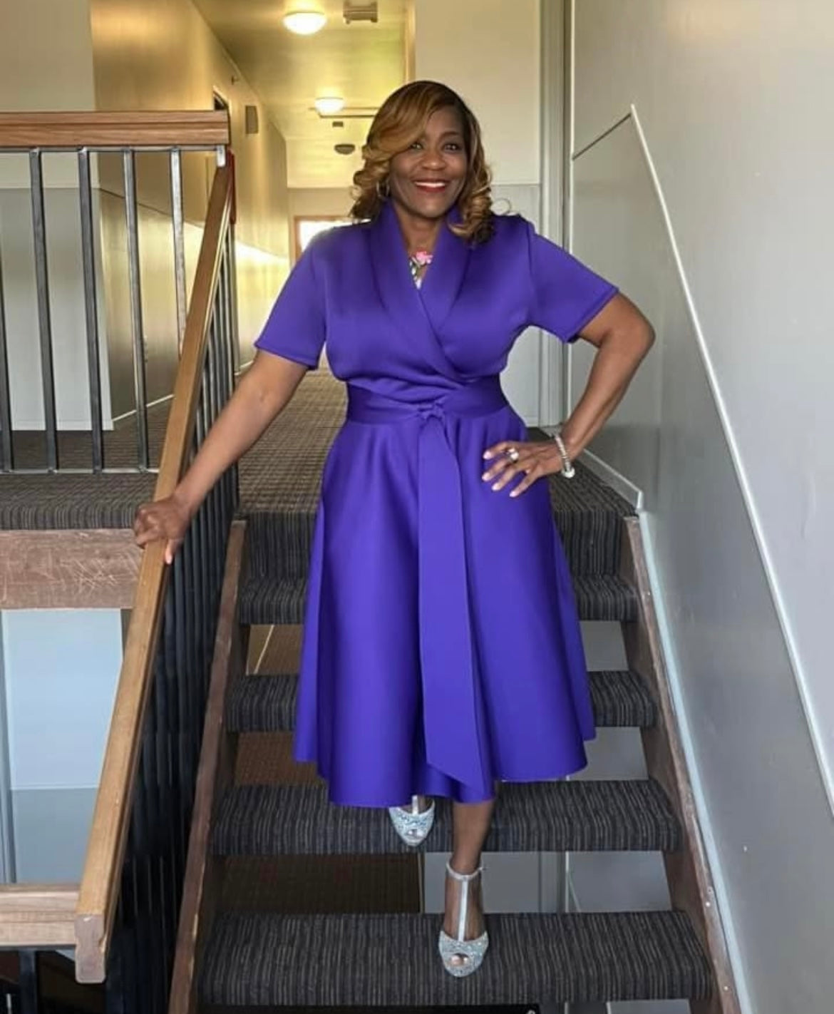 So Classy Purple Dress