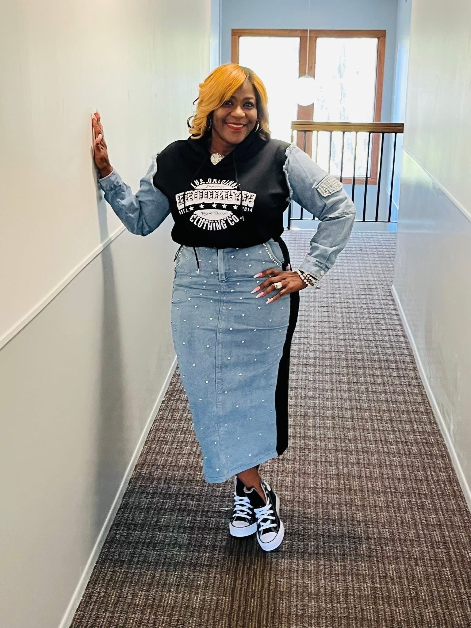 Denim Your Way Black Set