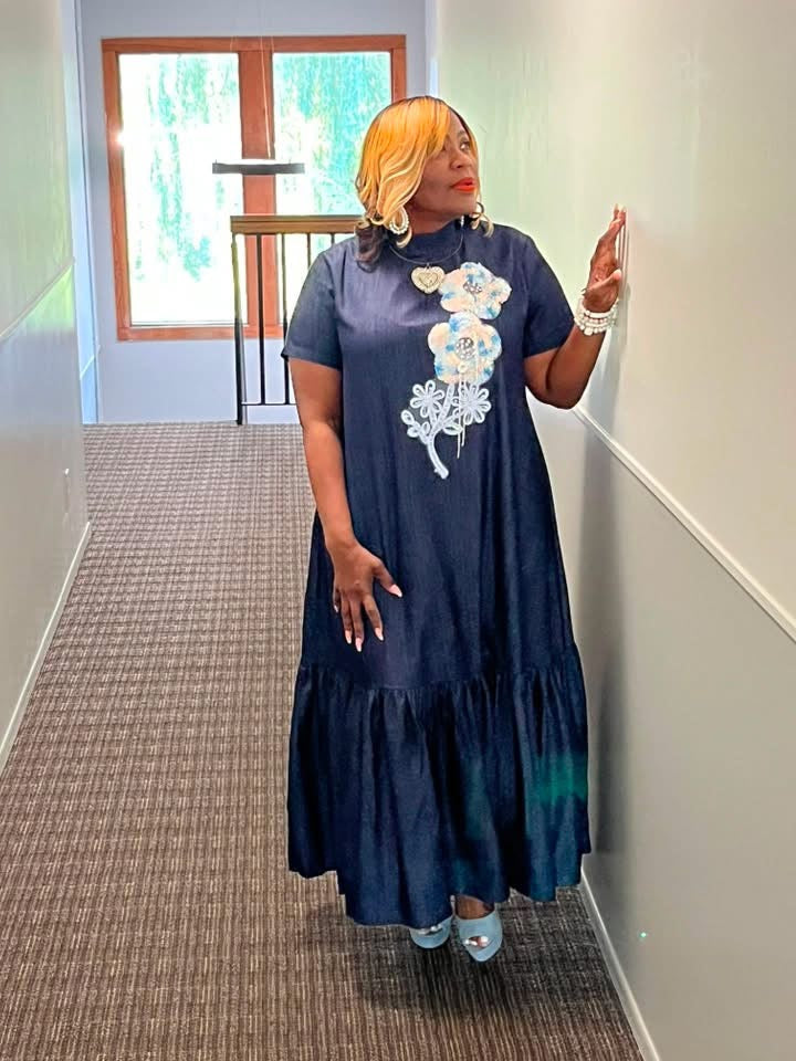 Jazzy Denim Dress
