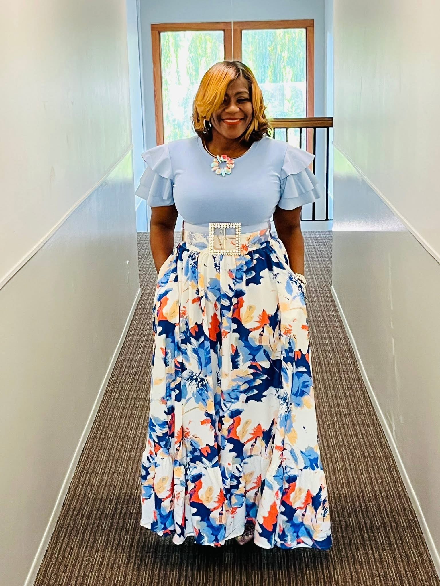 Summer Love Blue Skirt