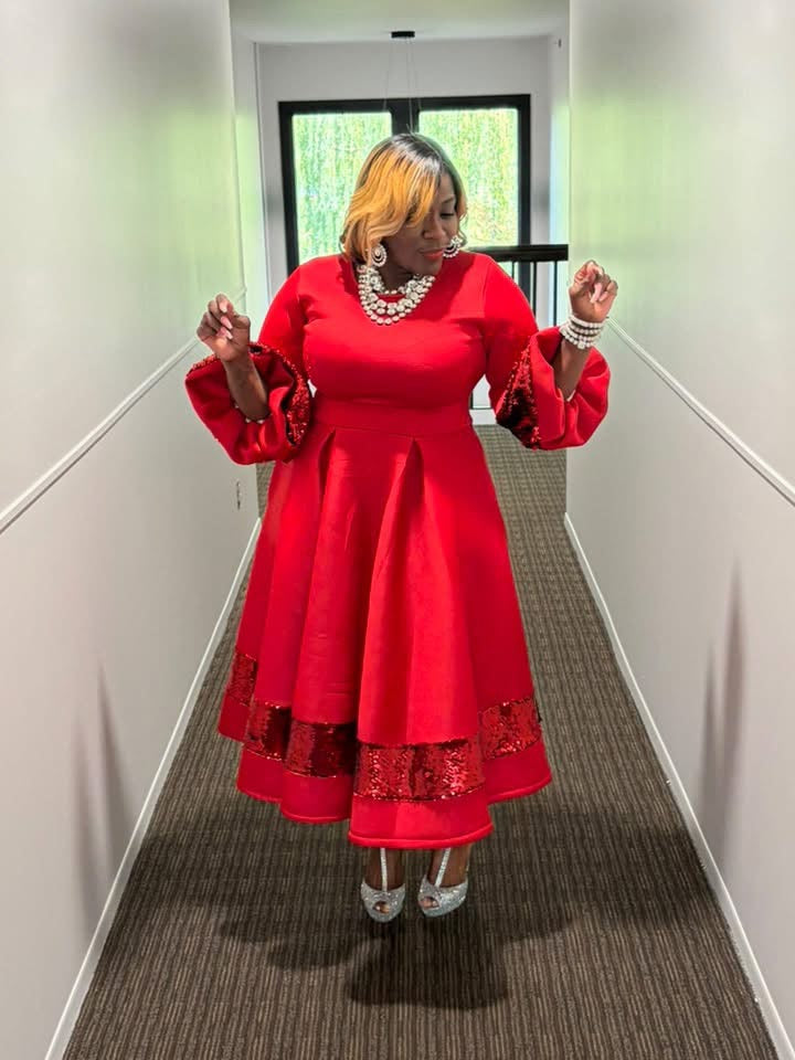 Jazz Red Dress