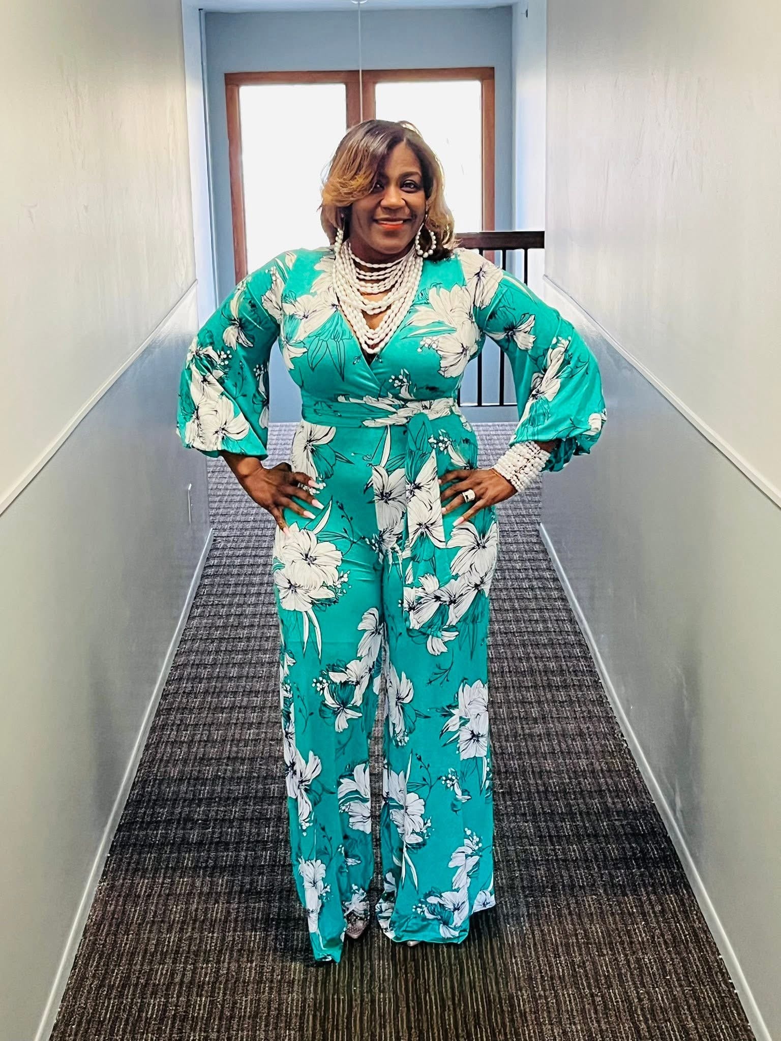 Flowered Jumpsuit