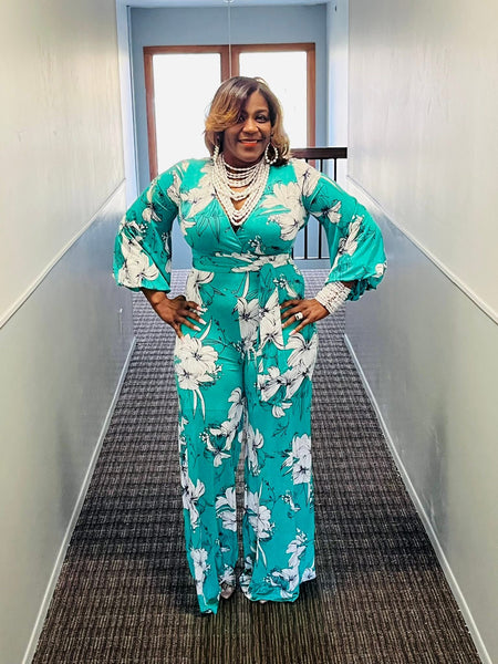 Flowered Jumpsuit