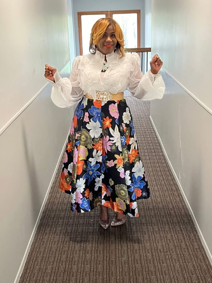 All Flowered Out Skirt
