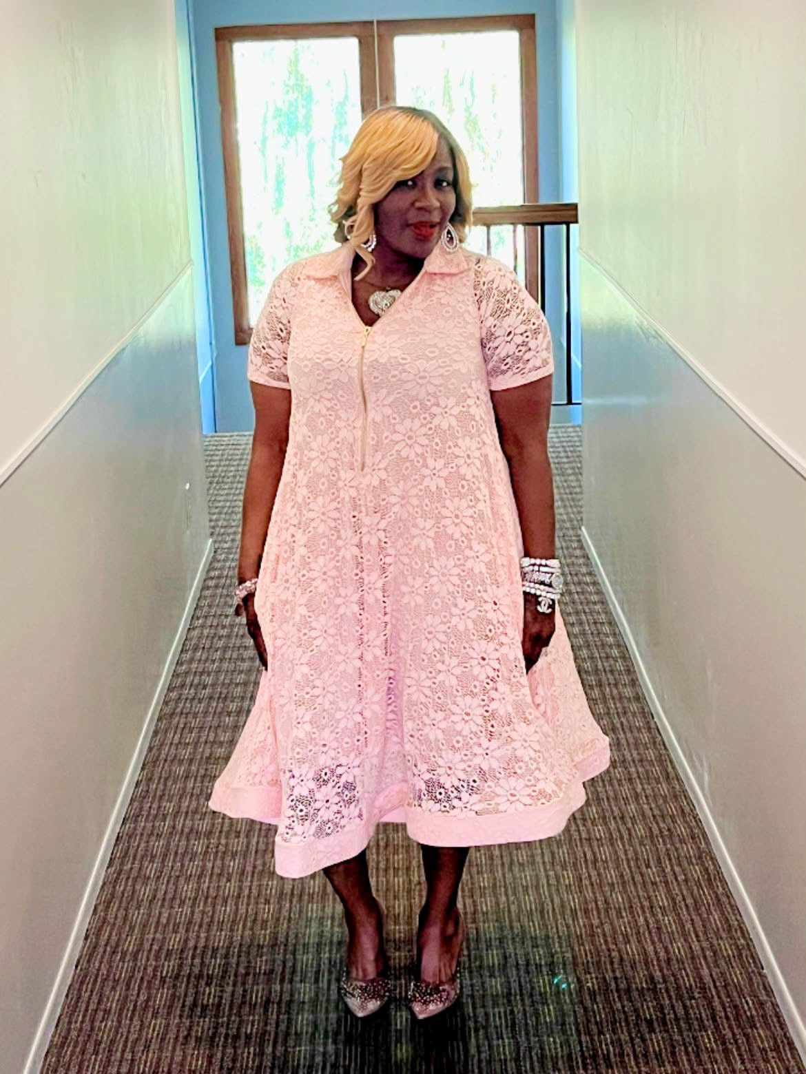 Simply Eloquent Pink Dress