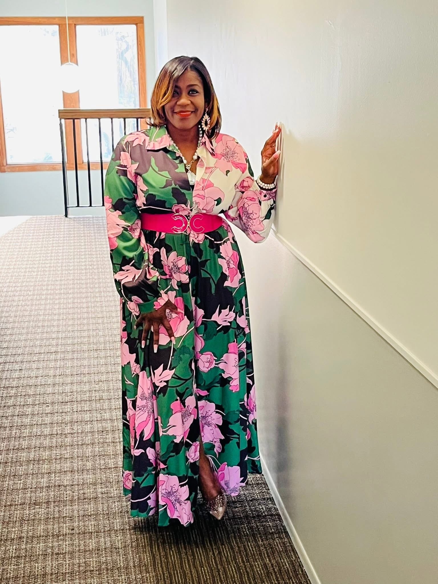 Flowers In The Spring Maxi Dress