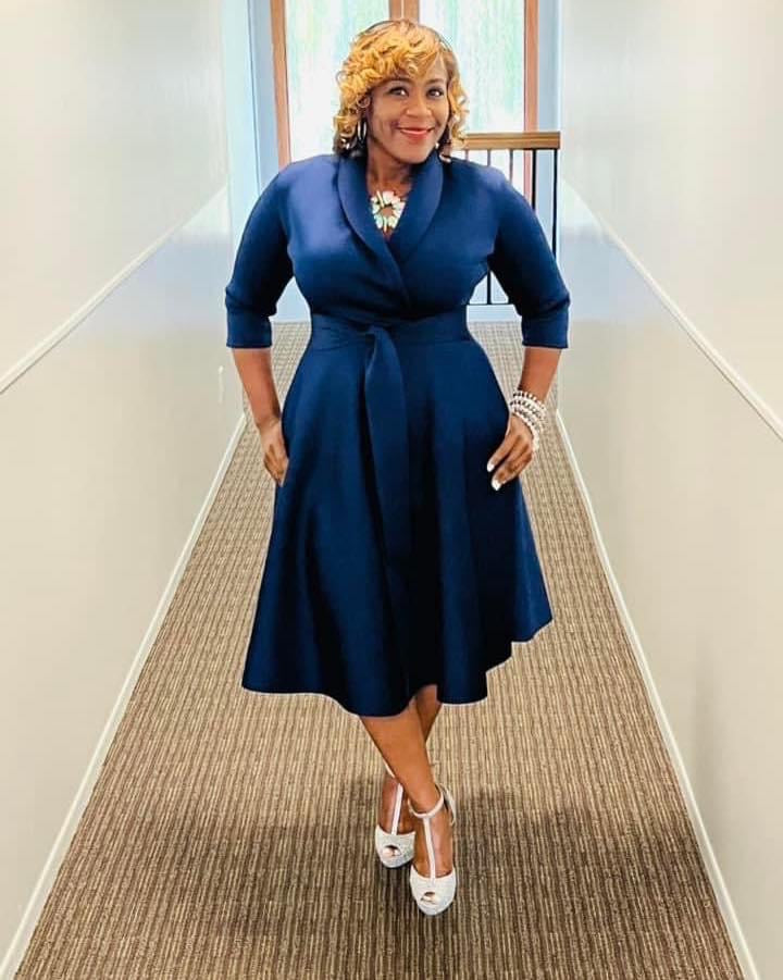 So Classy Navy Dress