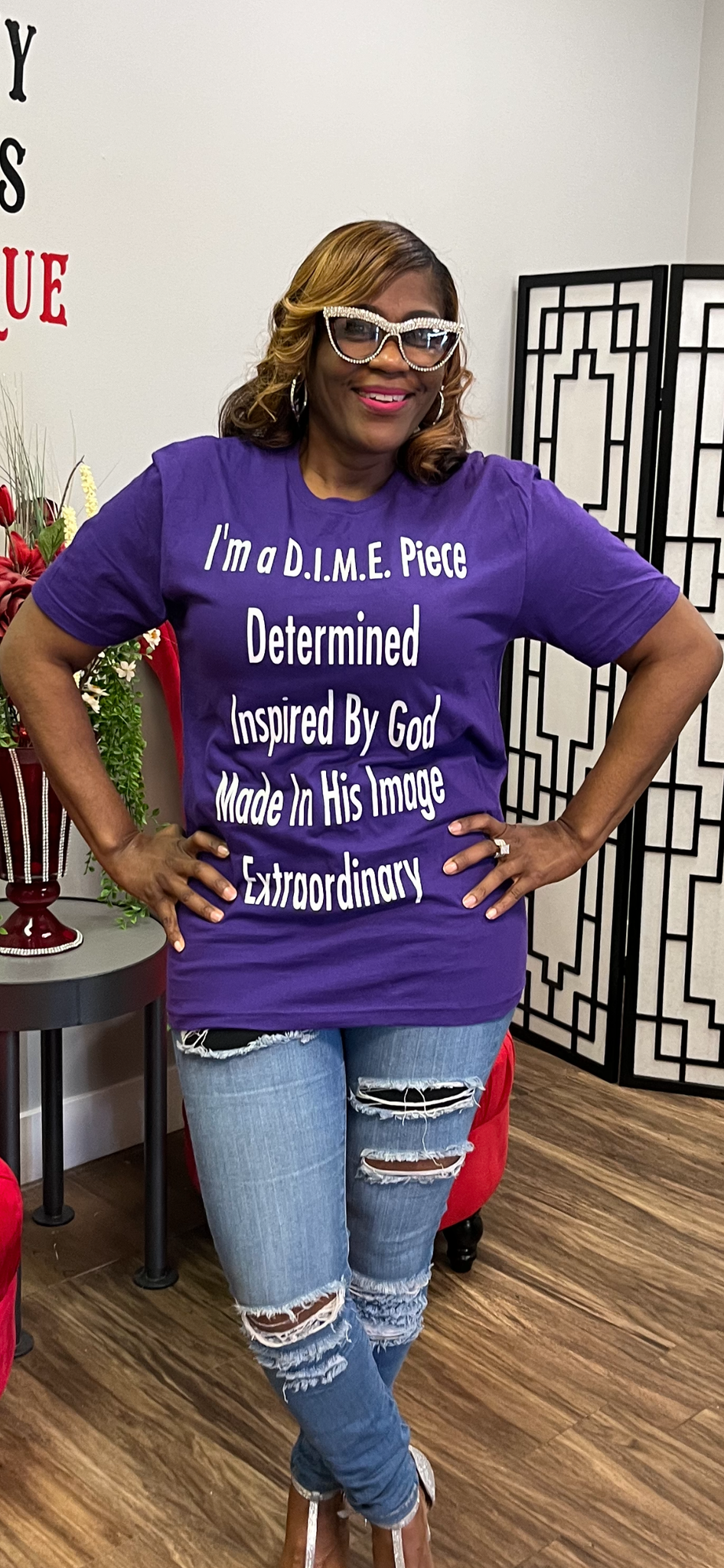 Purple D.I.M.E. Piece Tshirt