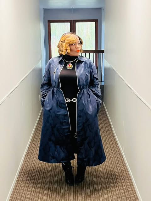 Nylah Navy Coat/Dress