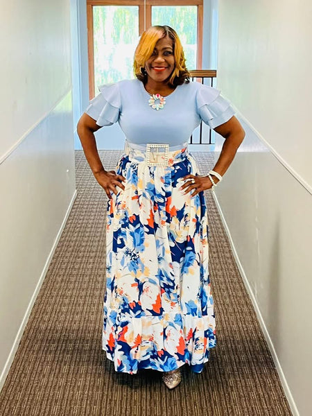 Summer Love Blue Skirt