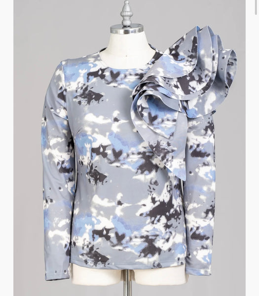 Irresistible Camo Blouse
