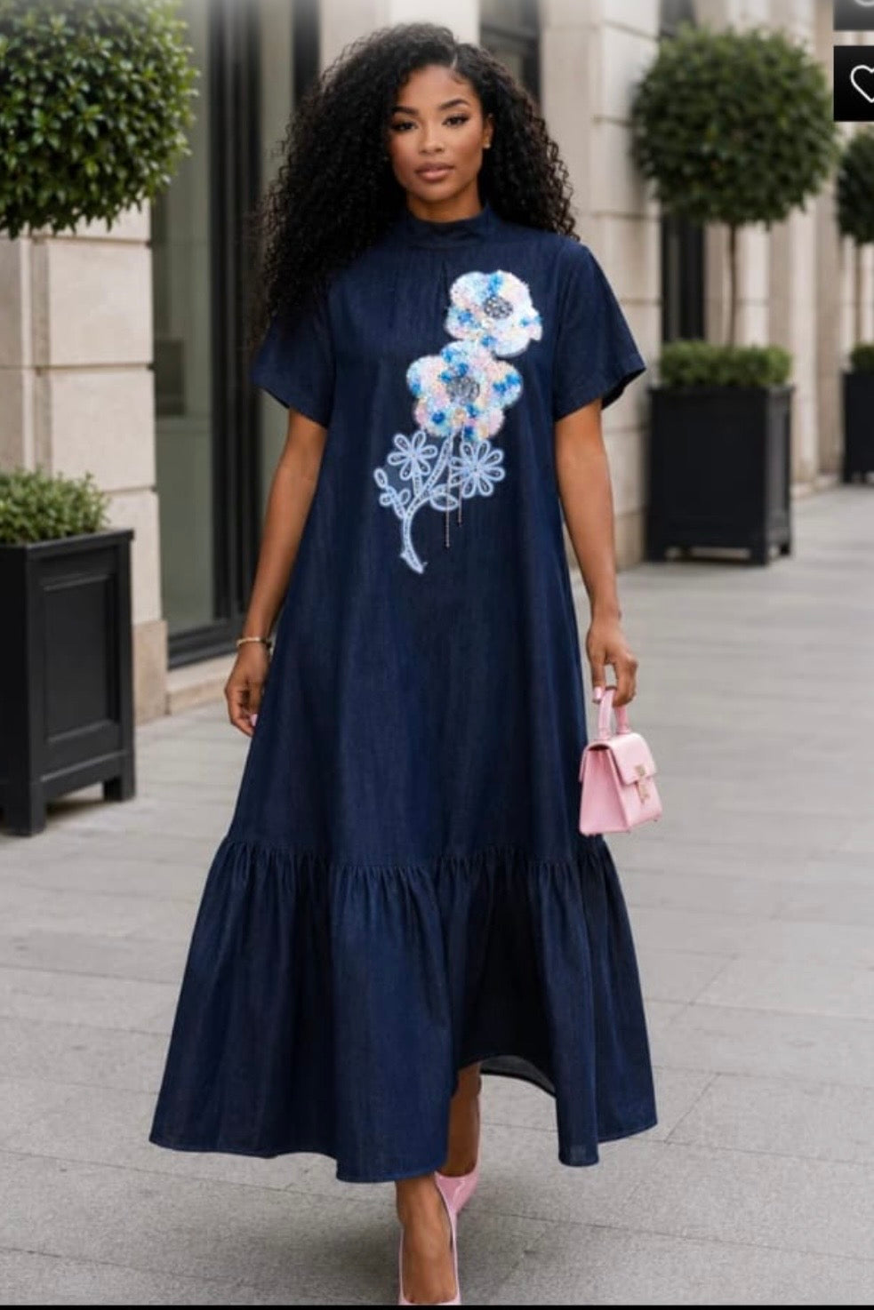 Jazzy Denim Dress