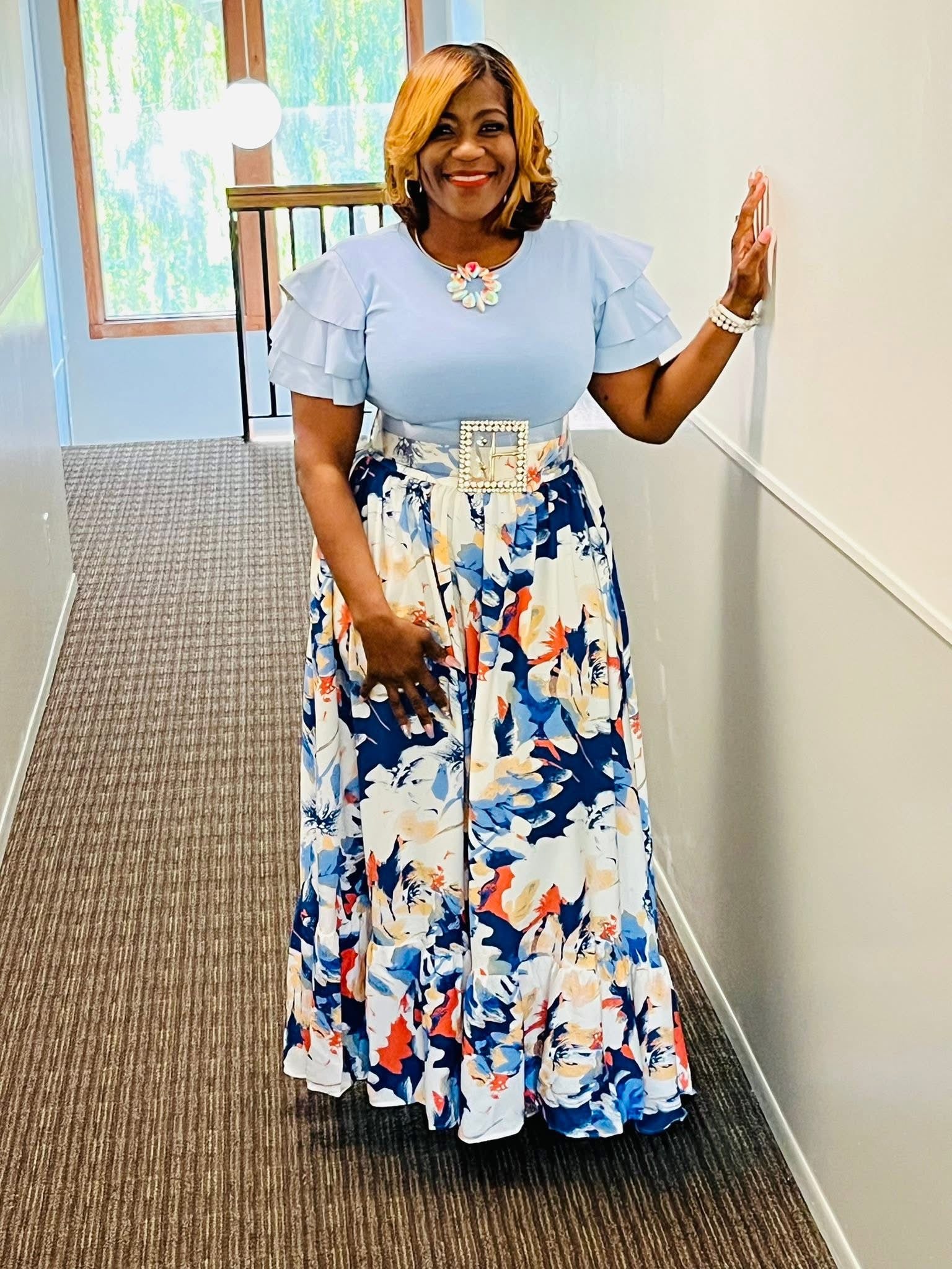 Summer Love Blue Skirt