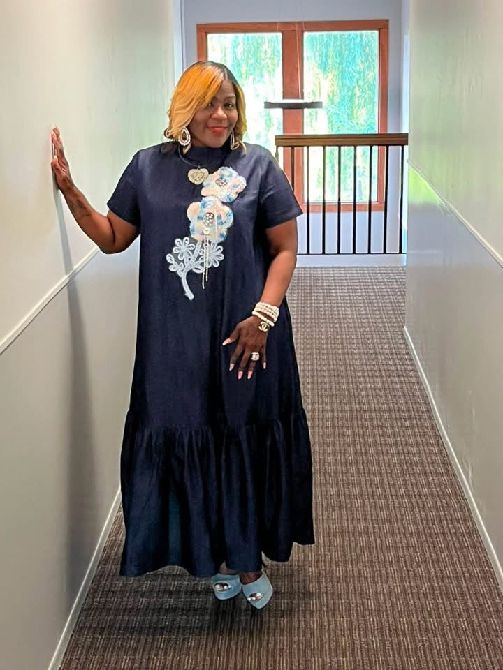 Jazzy Denim Dress