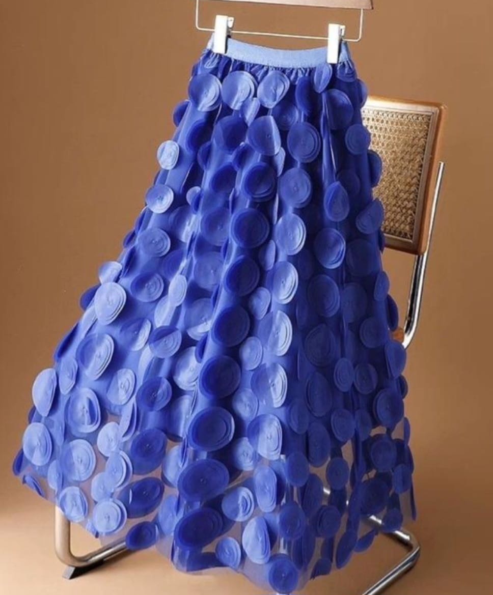 Blueberry Petals Skirt