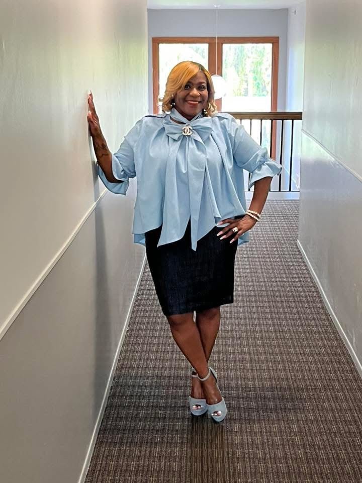 Denim Bluez Blouse