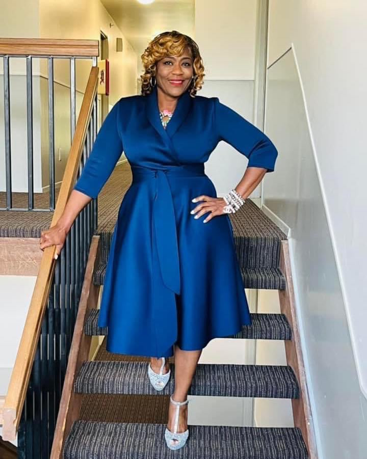 So Classy Navy Dress