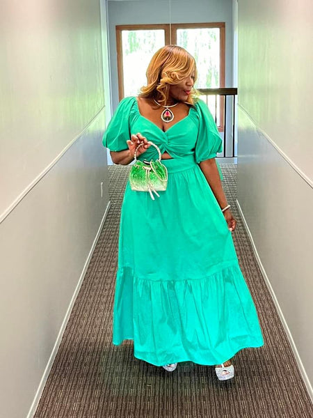 Gorgeous Green Maxi Dress