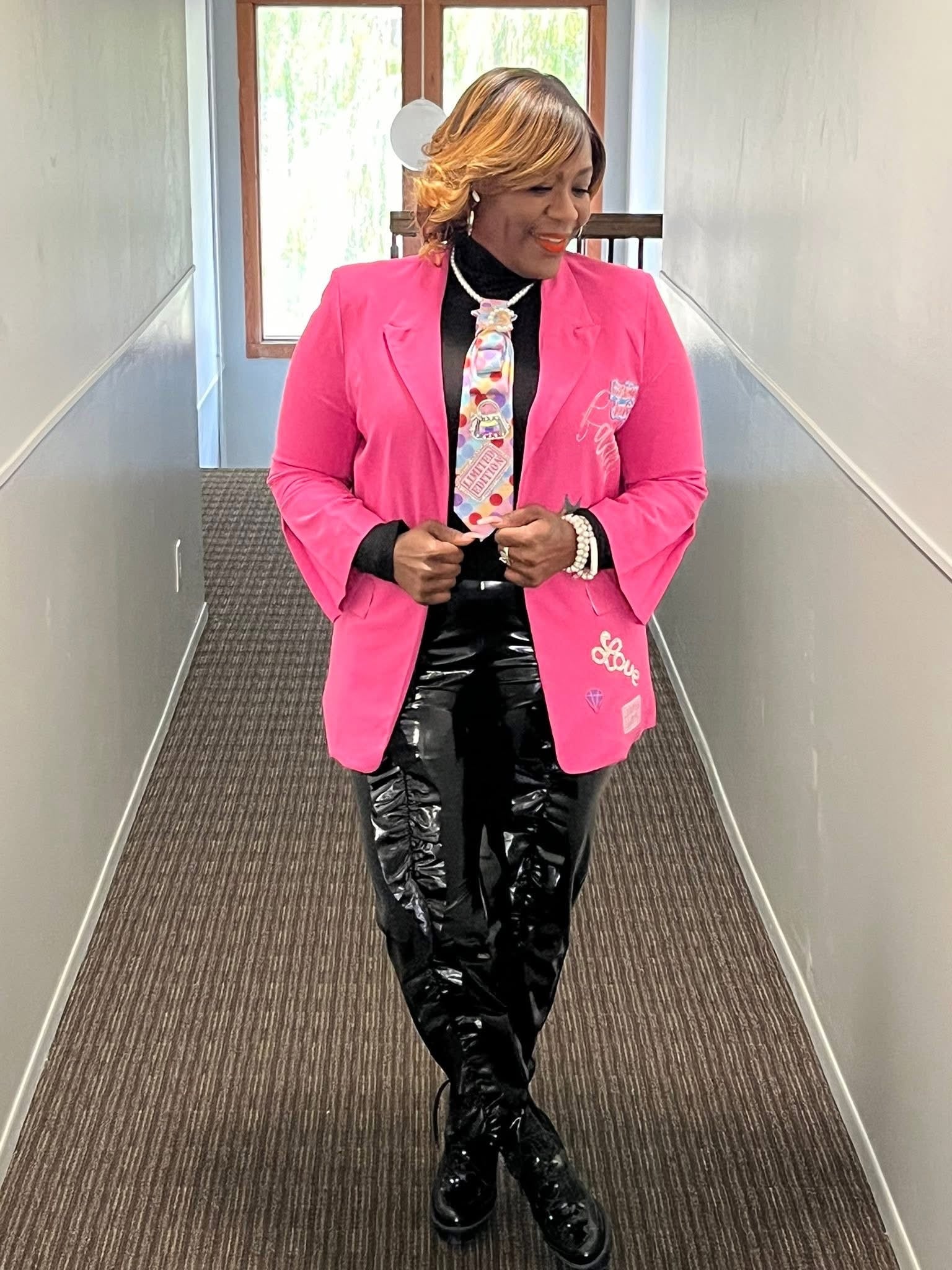 Custom Pink Blazer