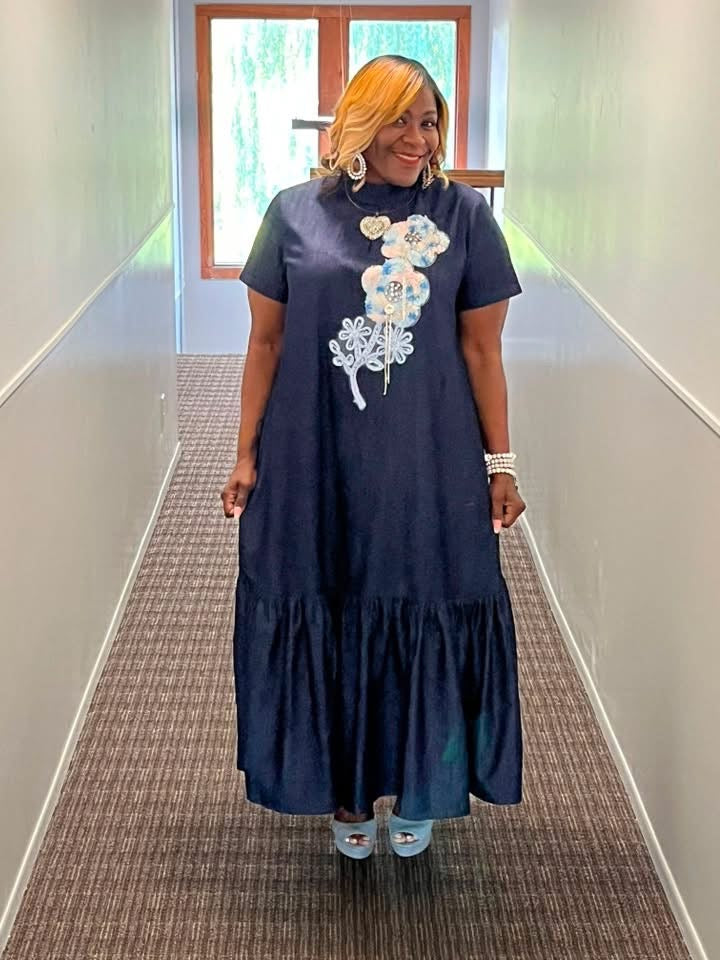 Jazzy Denim Dress