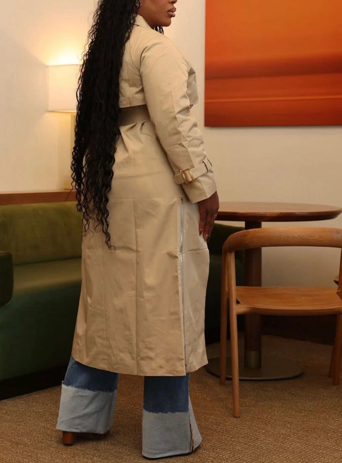 Patterns Khaki Jacket