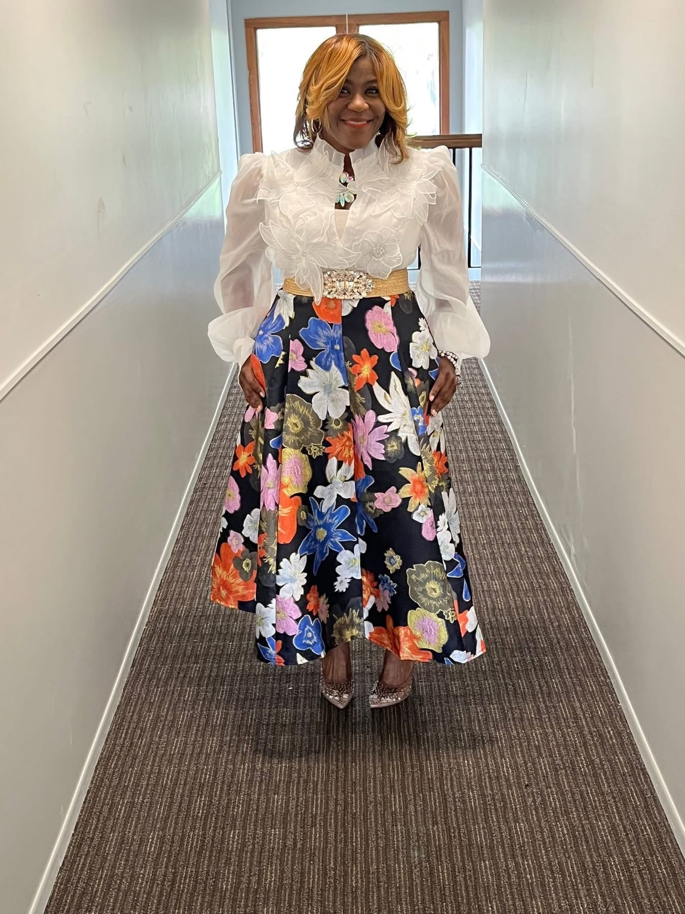 All Flowered Out Skirt