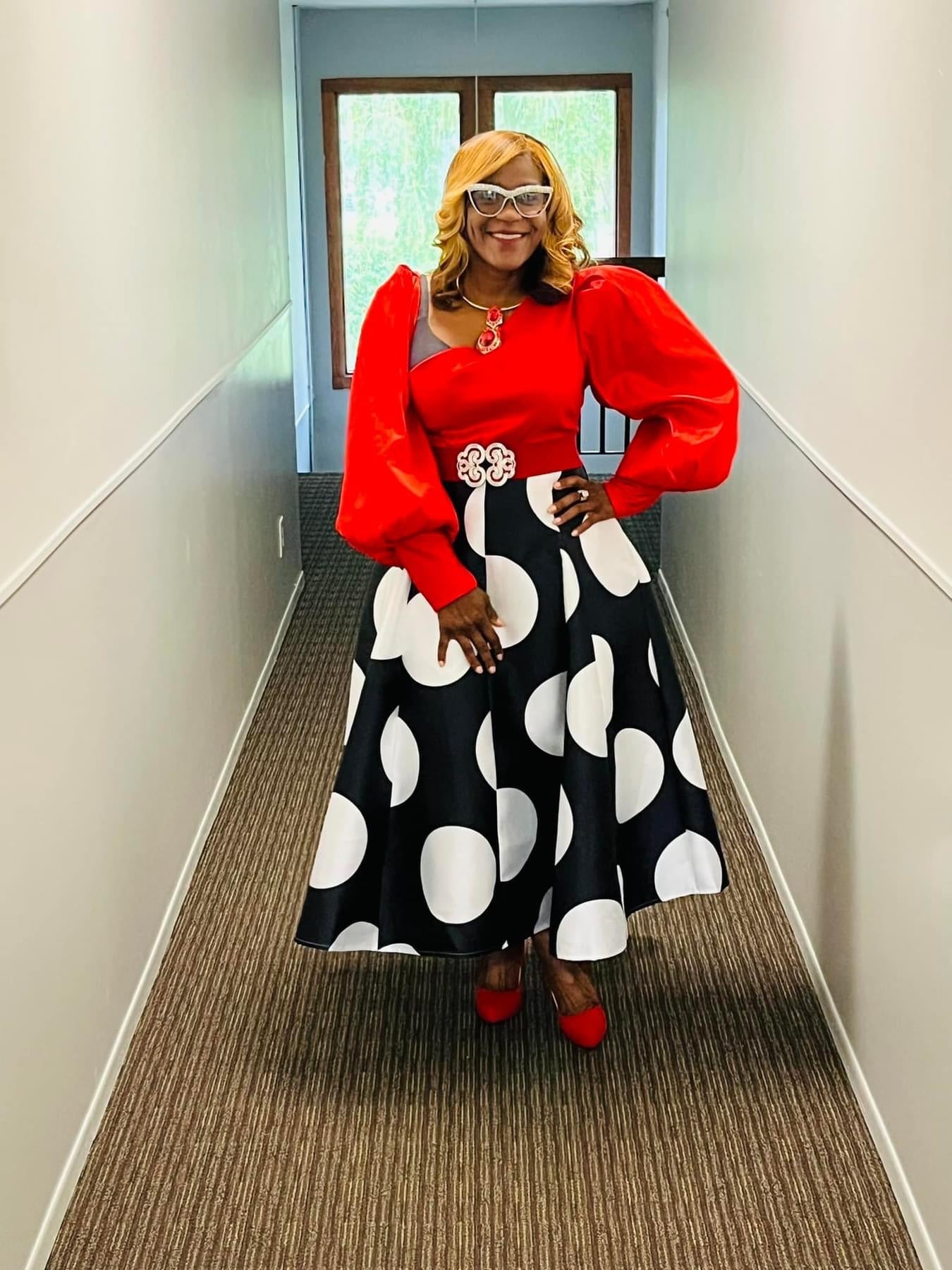 Color Me Red Blouse