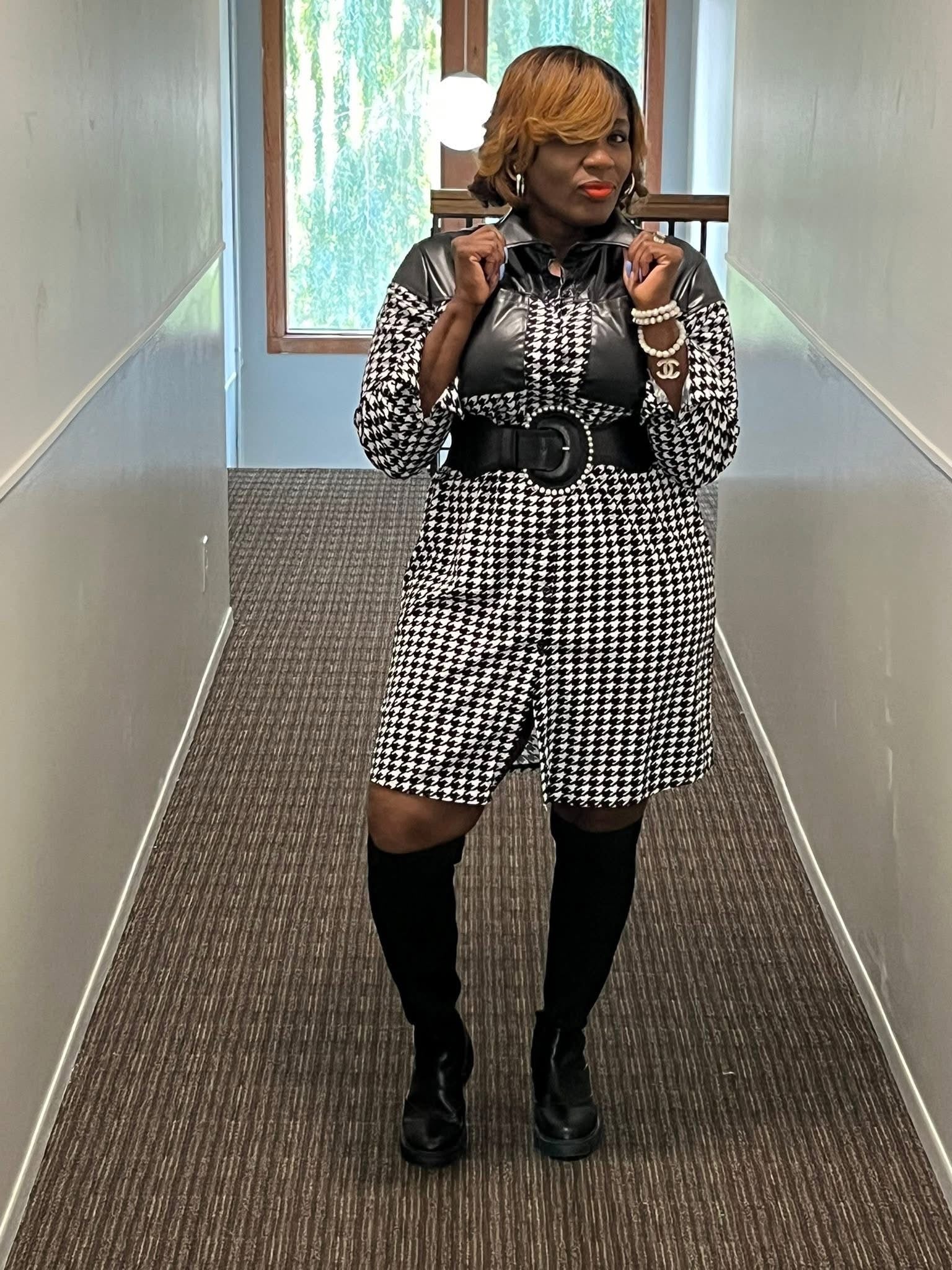 Houndstooth Galore Blouse