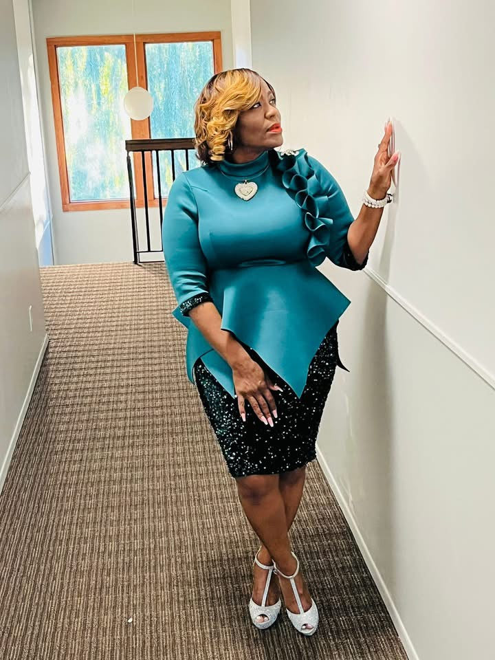 Blinging In the holidays Green Dress