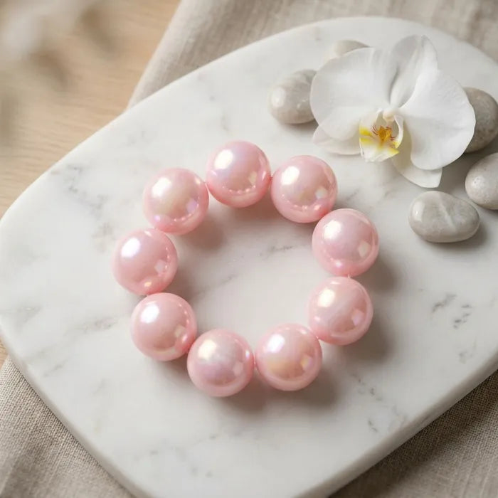 Pink Pearl Bracelet