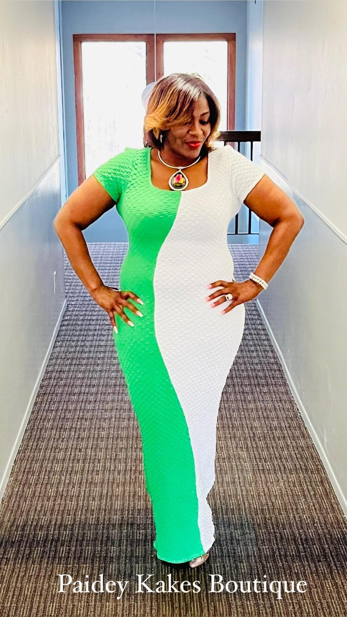 Sweetheart Green Dress