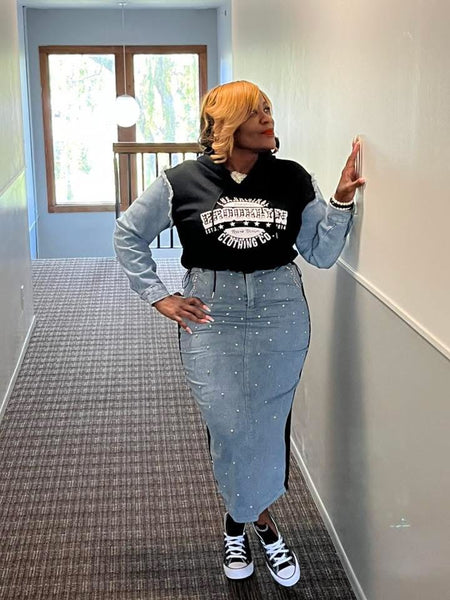 Denim Your Way Black Set