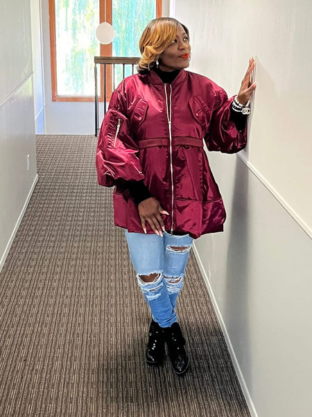 Jazzy Burgundy Jacket