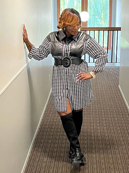 Houndstooth Galore Blouse