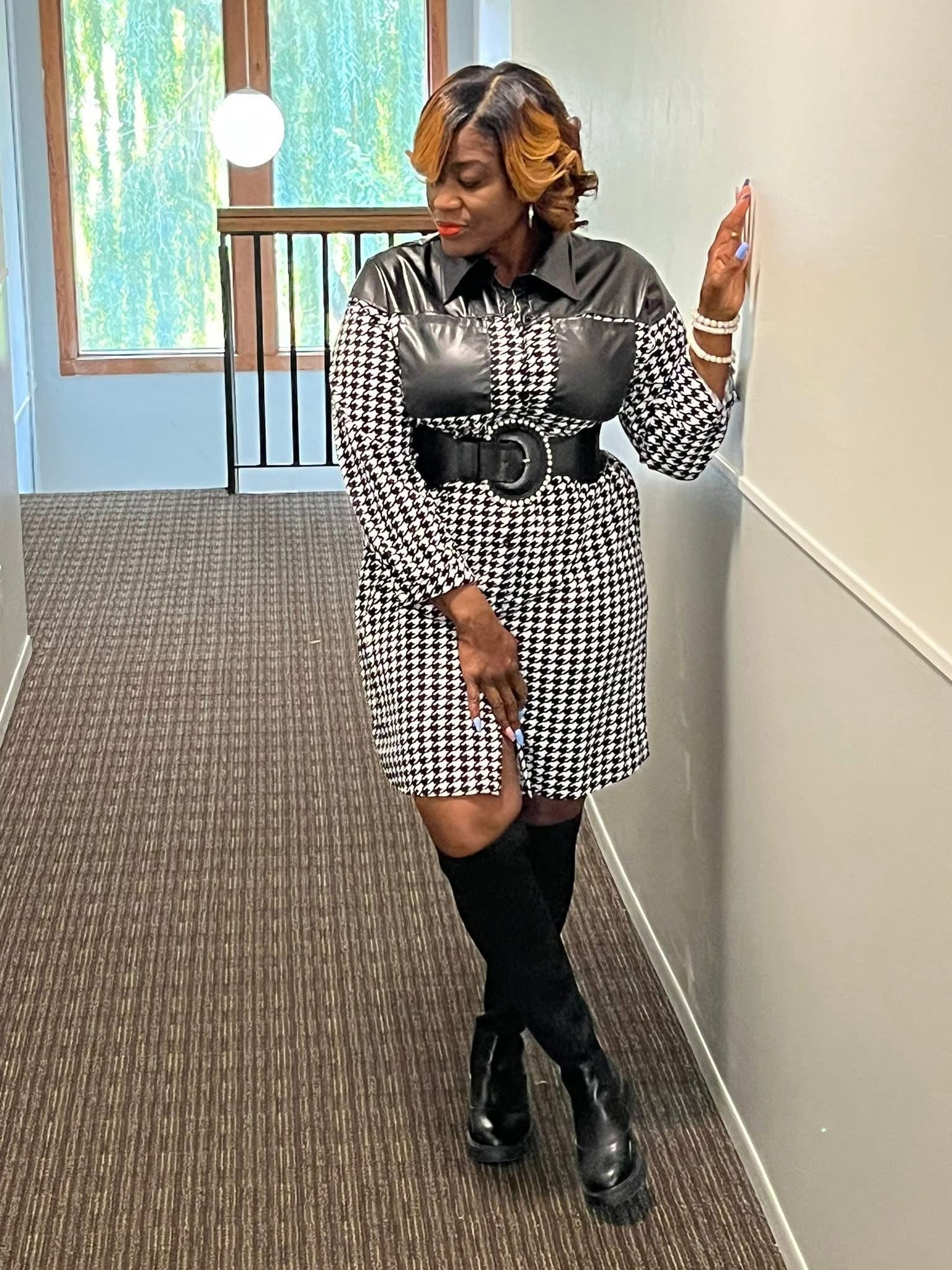 Houndstooth Galore Blouse