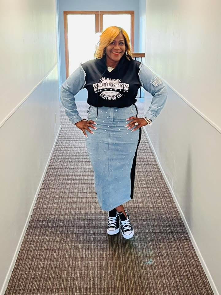 Denim Your Way Black Set