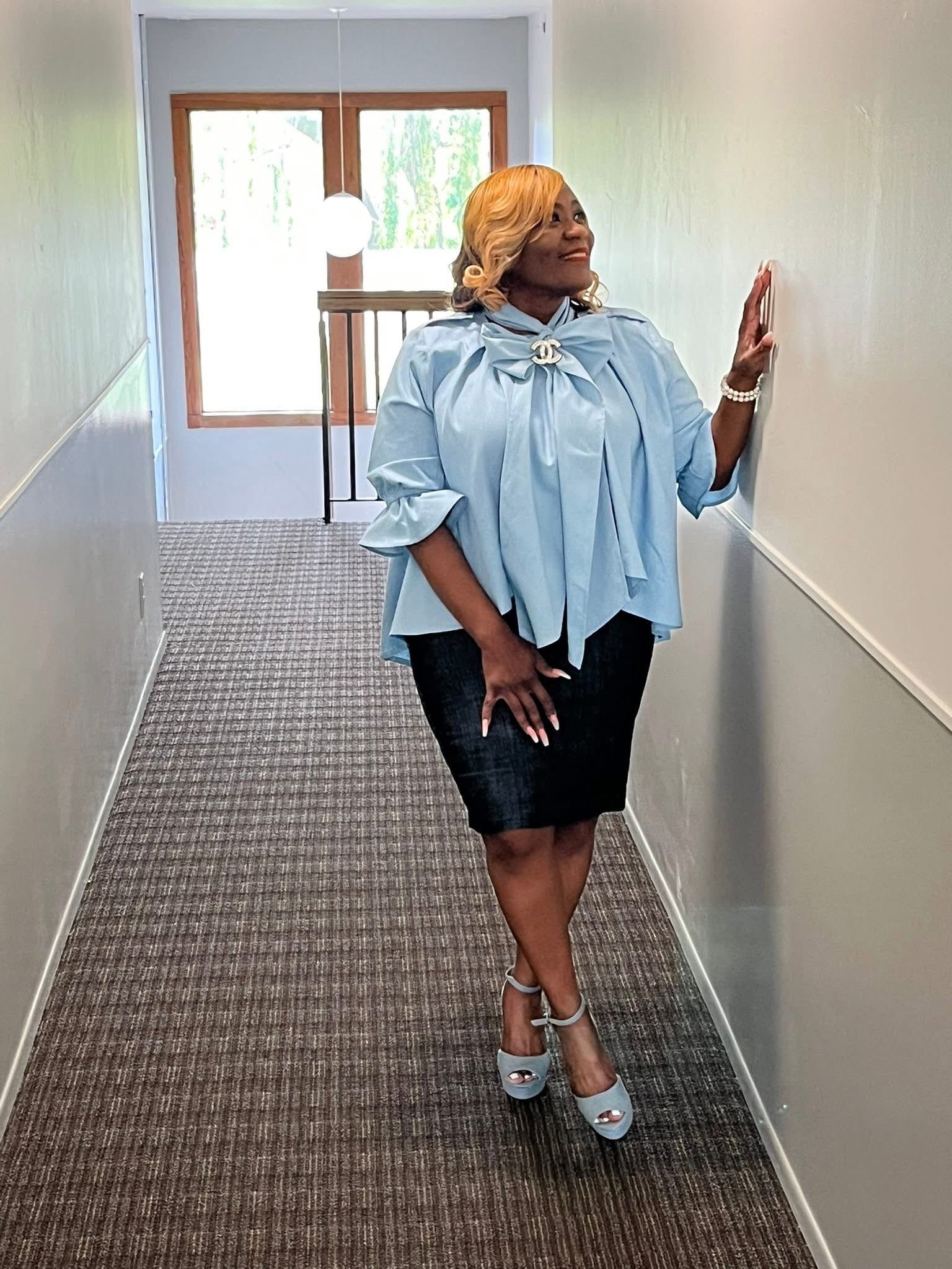 Denim Bluez Blouse
