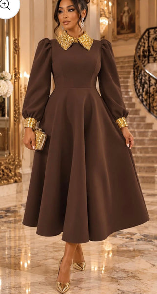 Brown Sugar Bling Dress