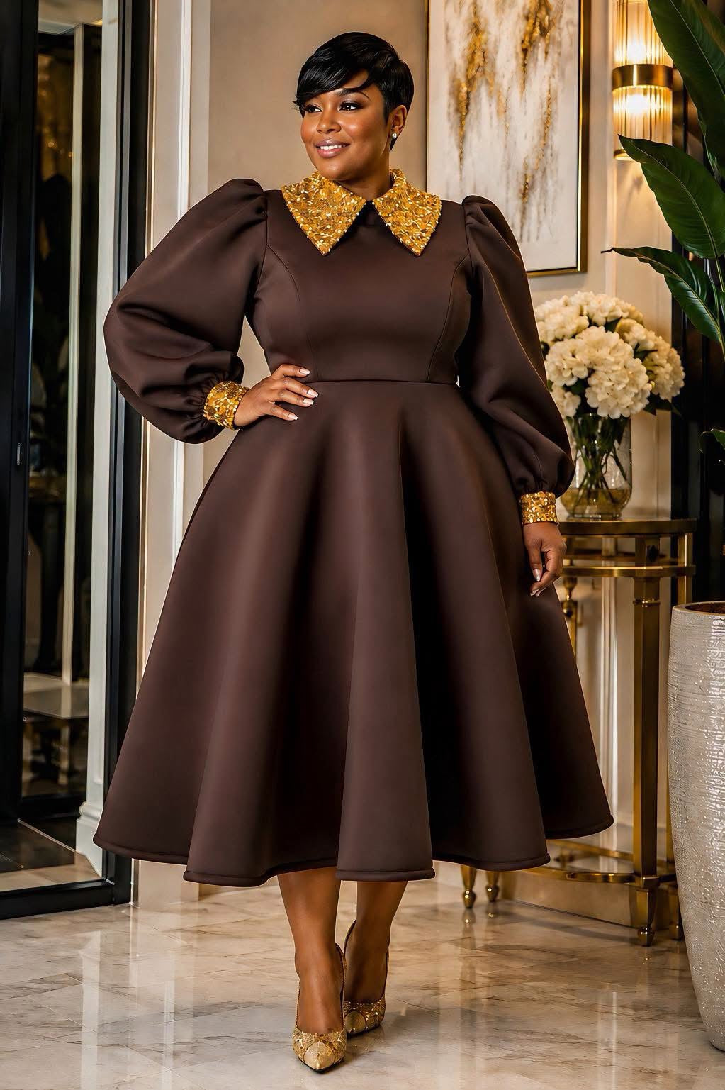 Chocolate Bling Dress