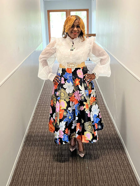 All Flowered Out Skirt