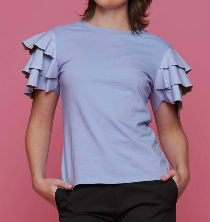 Blue Tier Blouse