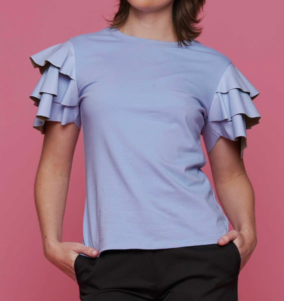 Blue Tier Blouse
